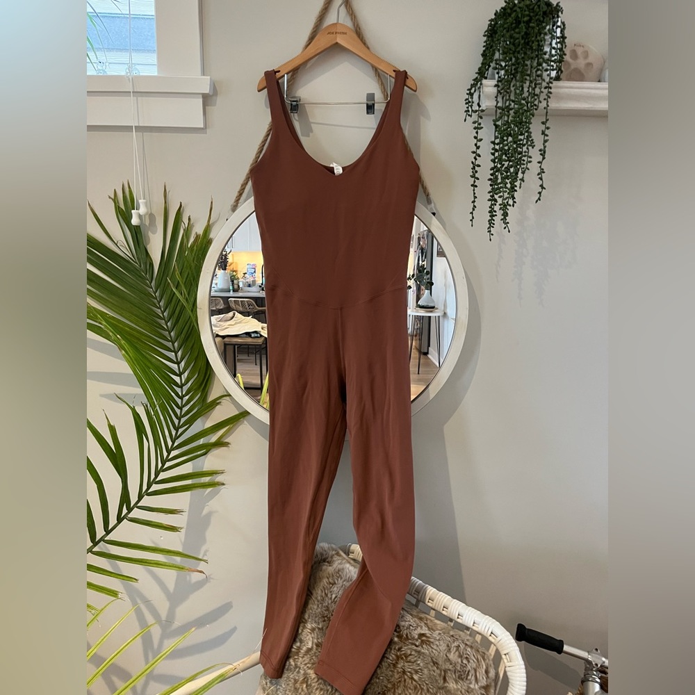 Lululemon align bodysuit. Ancient copper. Size 8, 25”